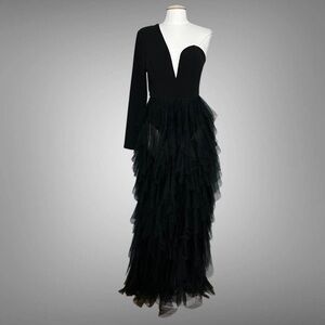 Elegant Black Evening Gown